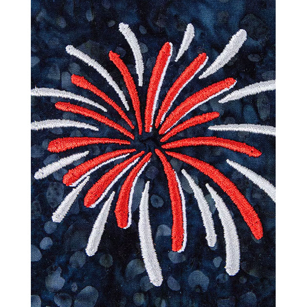 Machine Embroidery USB Let Freedom Reign by Riley Blake