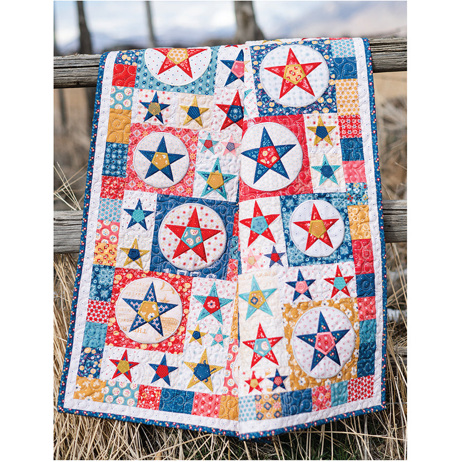 Machine Embroidery USB Americana Farmhouse Star Quilt by Lori Holt for Riley Blake