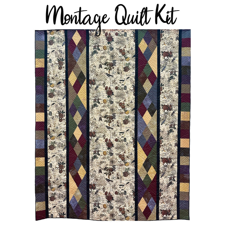 Montage Quilt Kit with Haunted Mansion from Moda Fabrics