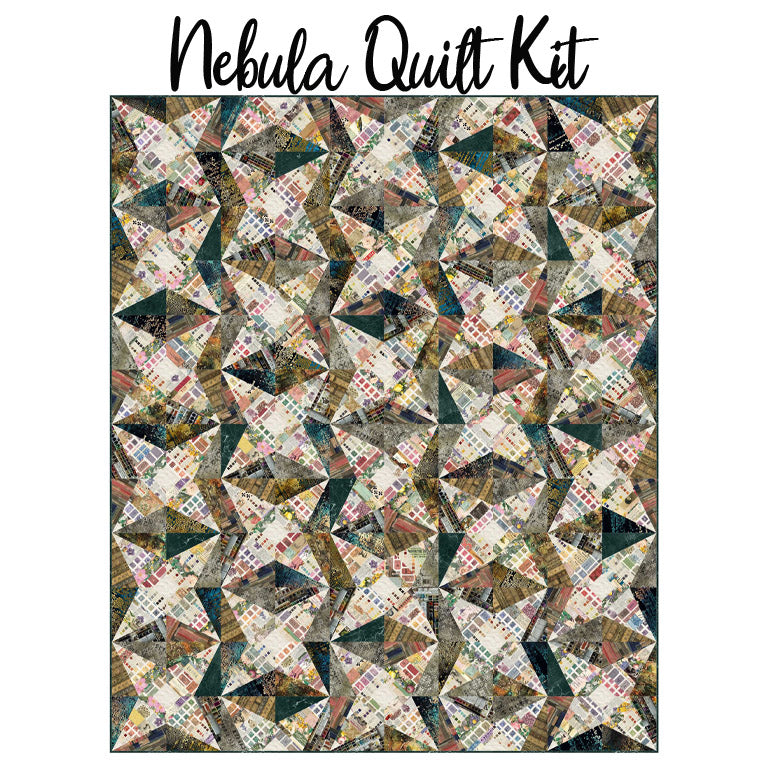 Nebula Quilt Kit with Eclectic Elements Palette - Multi from Free Spirit