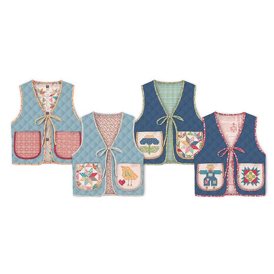 Farmer's Daughter Quilted Vest Pattern by It's Sew Emma