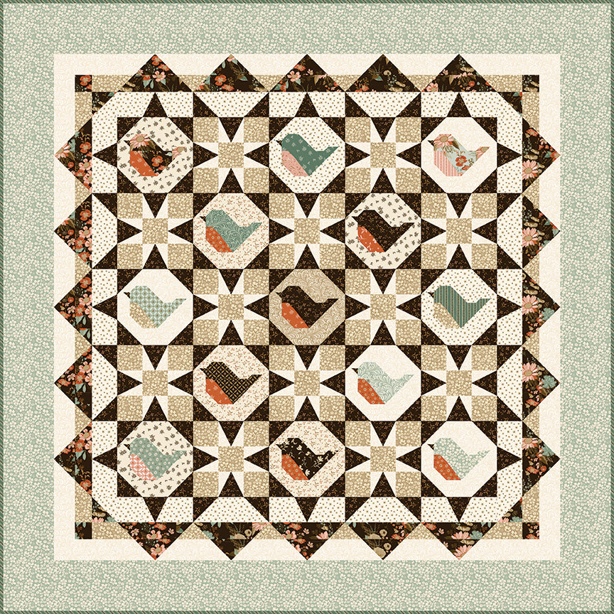 Morning Song Quilt Pattern by Sandy Gervais
