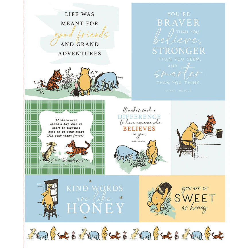 Winnie the Pooh 35 ½" Panel Multi