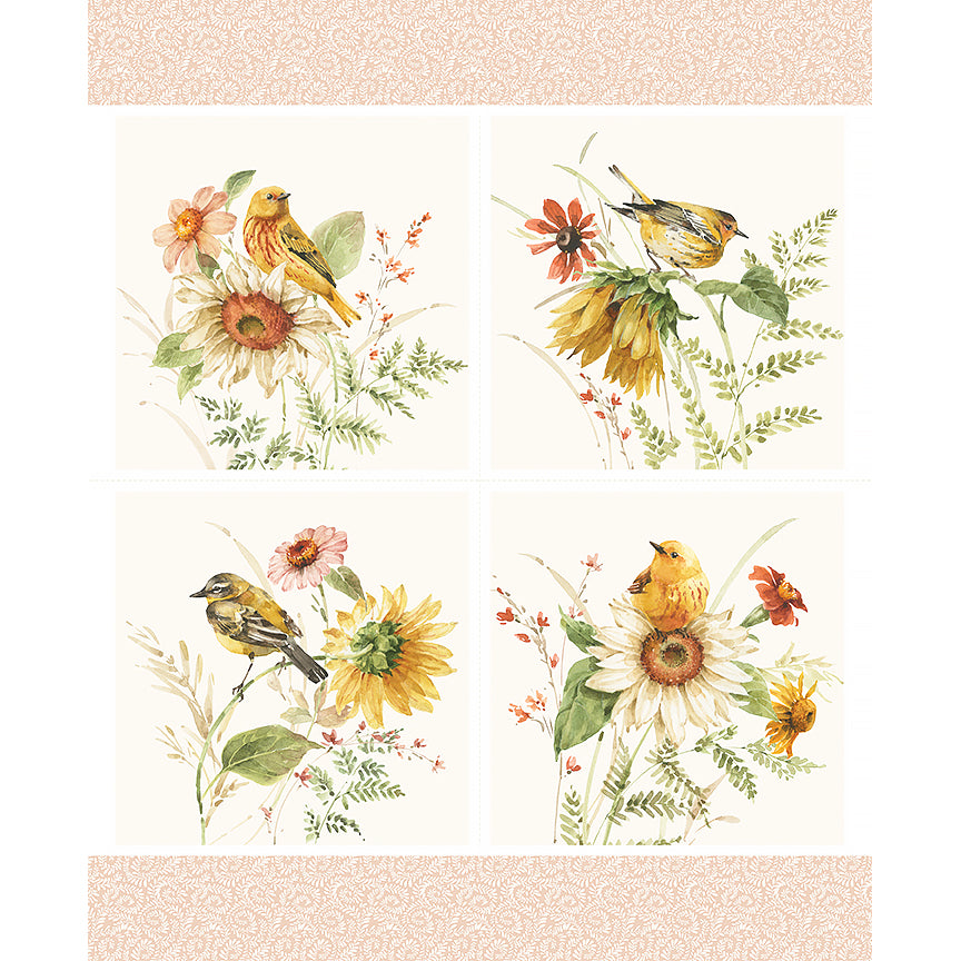 Sunflower Whispers 35 ½" Panel Multi
