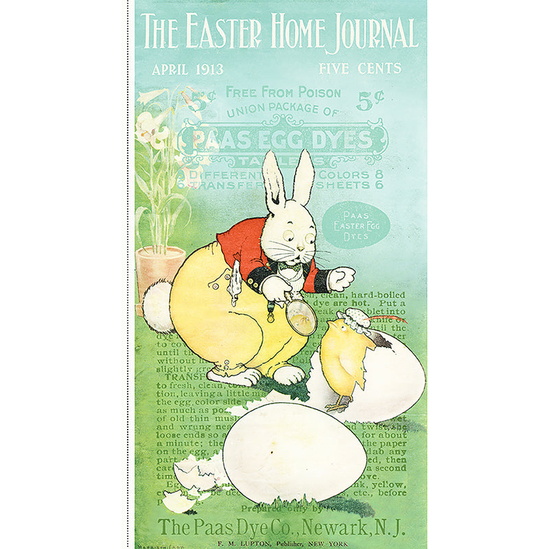 Egg Hunt 23 ½" Easter Home Journal Panel Multi