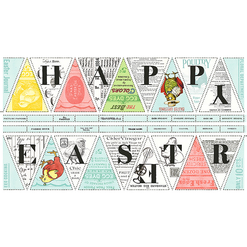 Egg Hunt 23 ½" Happy Easter Panel Multi