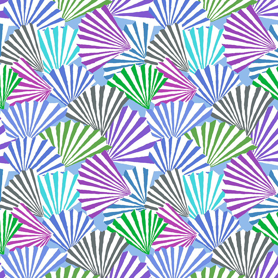 Kaffe Fassett Collective Fanfare Blue