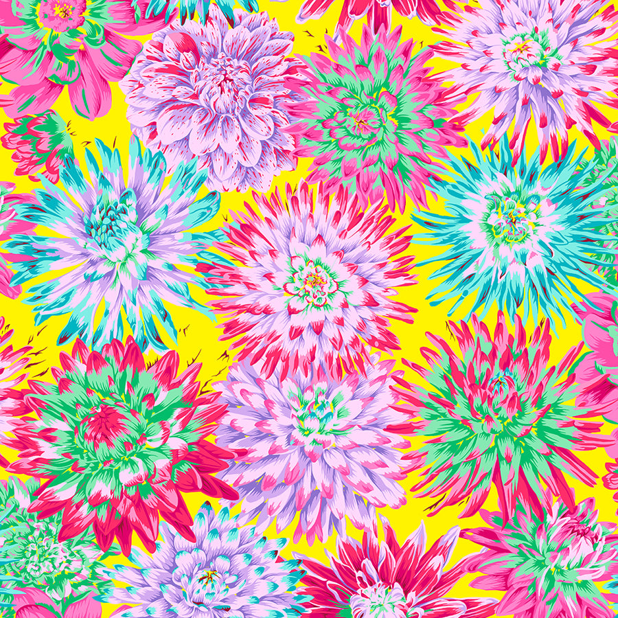 Kaffe Fassett Collective Cactus Dahlia Spring