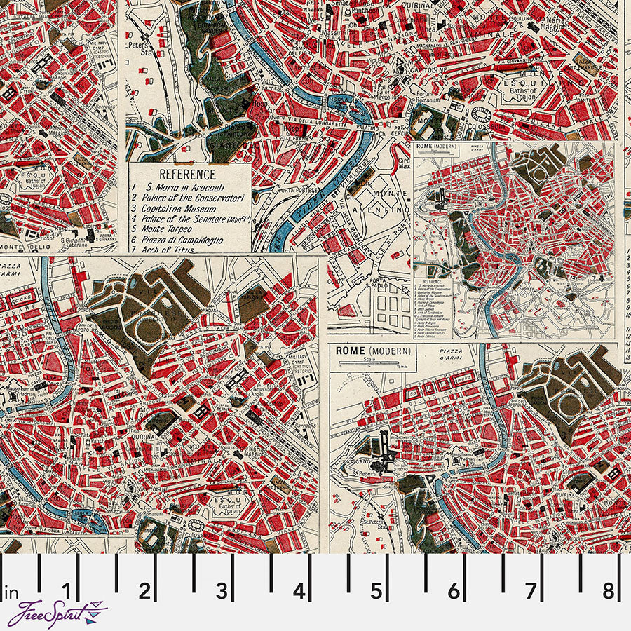 Eclectic Elements Palette - Red Map Red