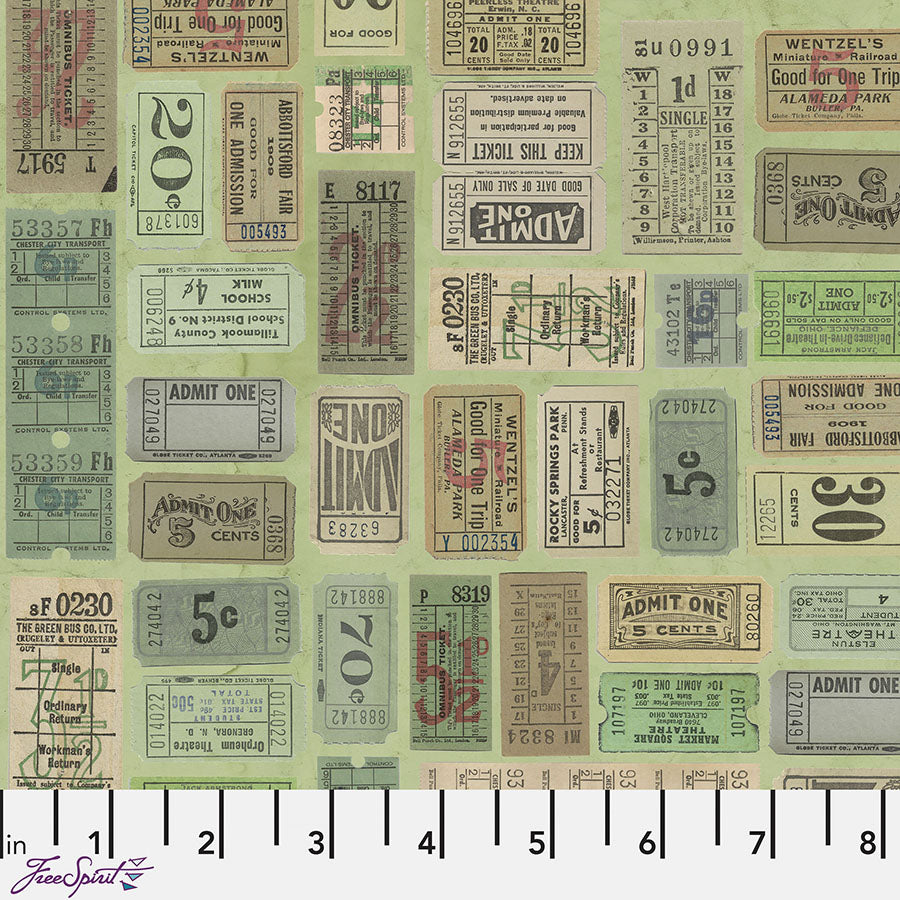 Eclectic Elements Palette - Green Tickets Green