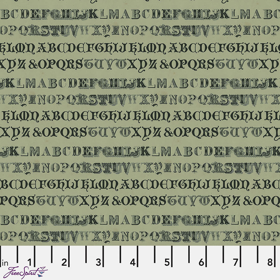 Eclectic Elements Palette - Green Typography Green