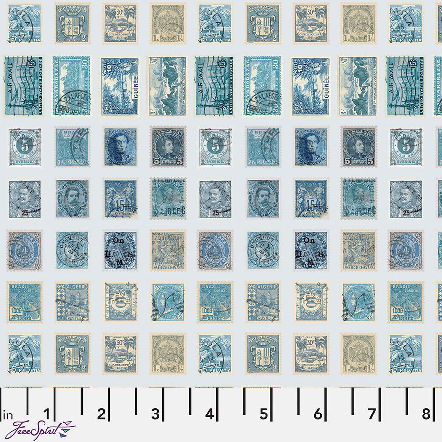 Eclectic Elements Palette - Blue Stamps Blue