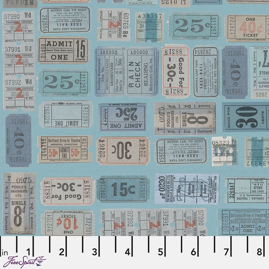 Eclectic Elements Palette - Blue Tickets Blue