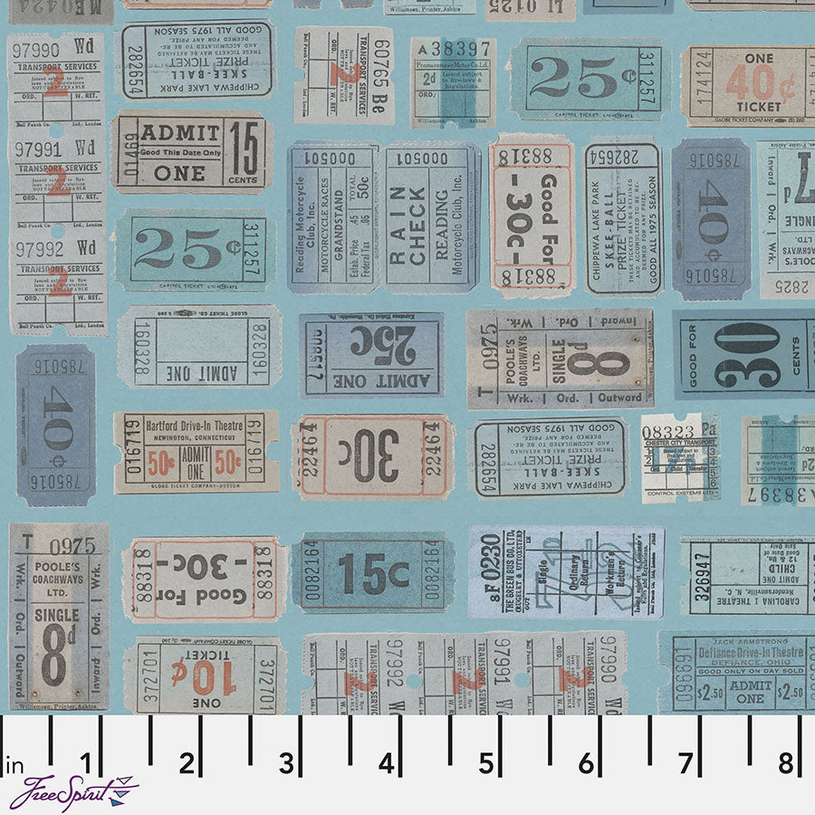 Eclectic Elements Palette - Blue Tickets Blue