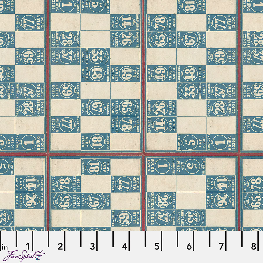 Eclectic Elements Palette - Blue Numbers Blue