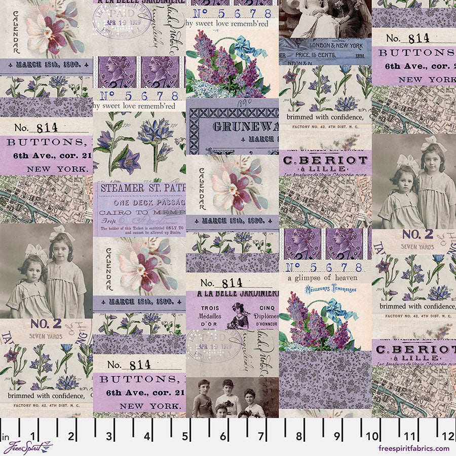 Eclectic Elements Palette - Purple Collage Purple