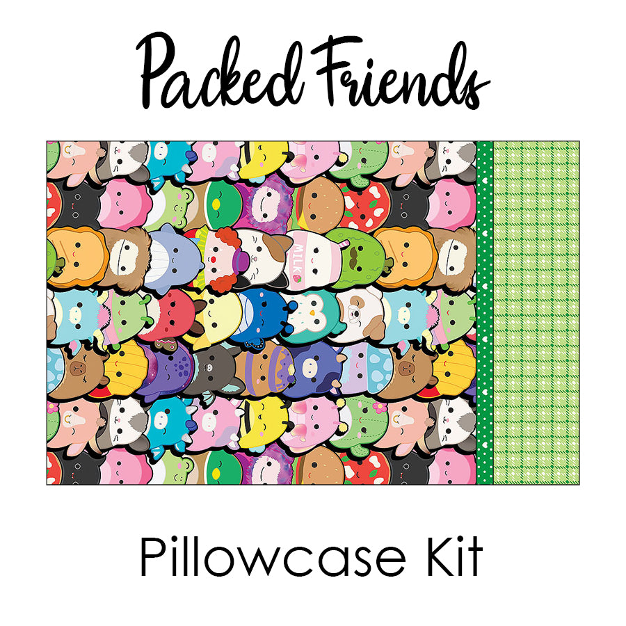 Squishmallows - Packed Friends - Pillowcase Kit from Northcott