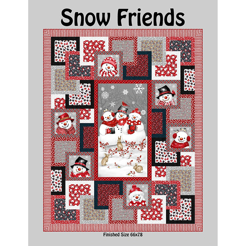 Snow Friends Quilt Pattern by Quilter's Clinic