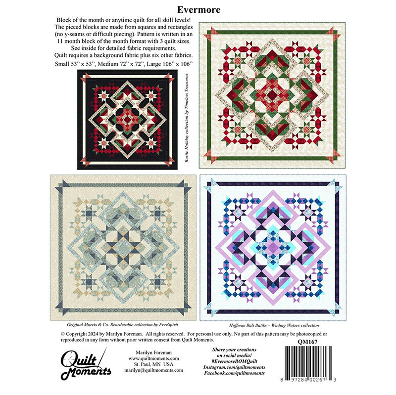 Evermore Quilt Pattern by Quilt Moments