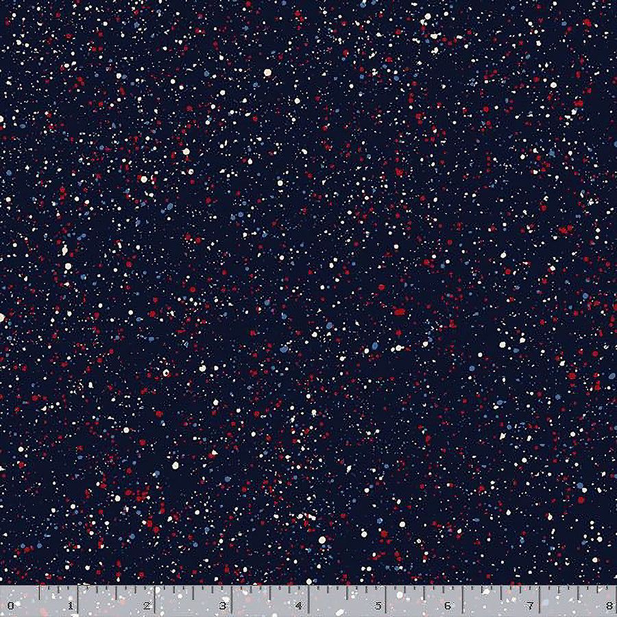 Quilt Doodle Drops Navy