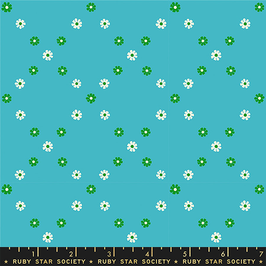 Best Day Ever Diamond Flowers Dark Turquoise