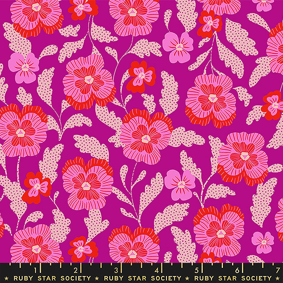 Hello Alice Violet Florals Berry