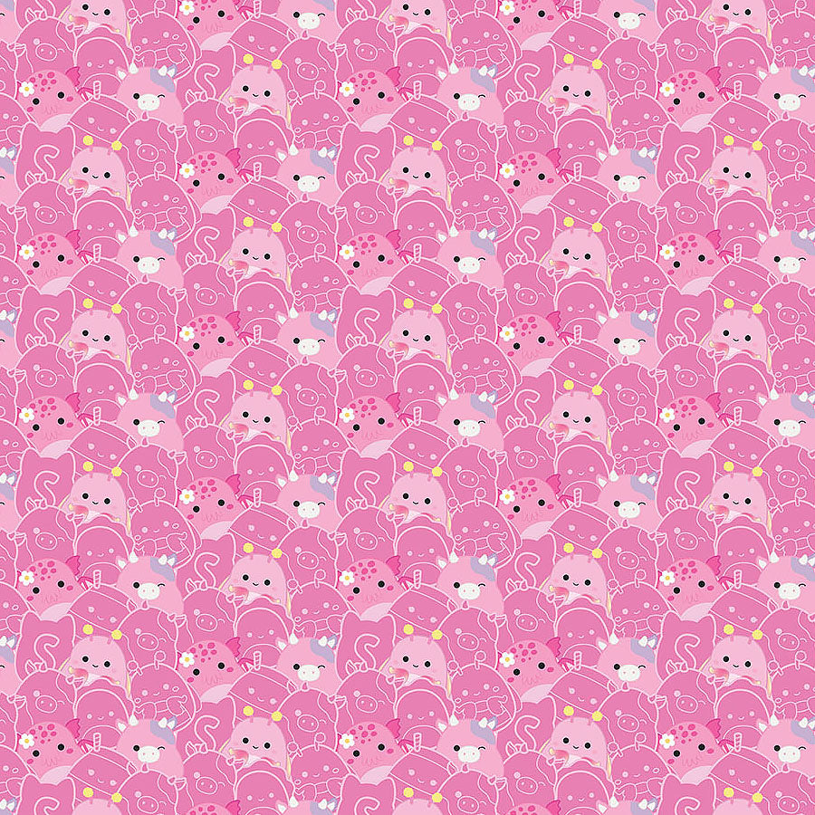 Squishmallows Packed Plushies Pink