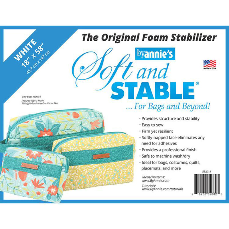 By Annie's Soft and Stable Original Foam Stabilizer 18" X 58" White