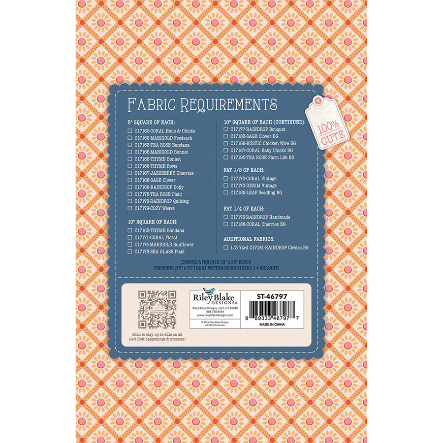 Farmer's Daughter Quilt Seeds Spring Barn