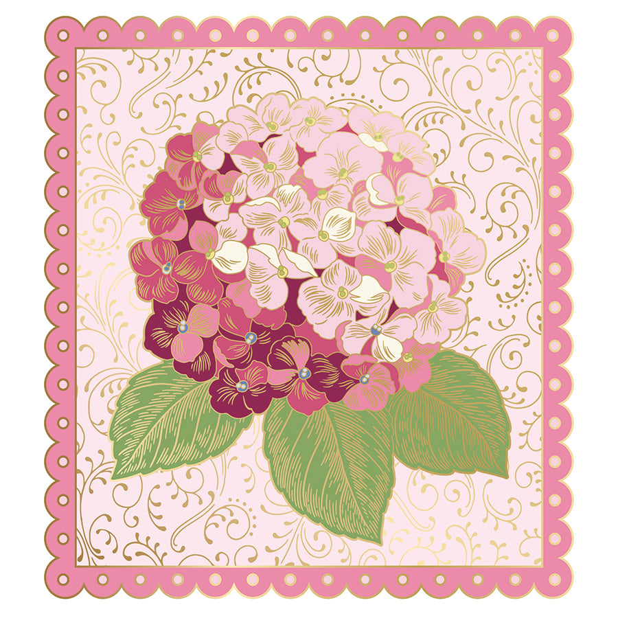 Hydrangea Pink Needle Minder by Jennifer Bosworth