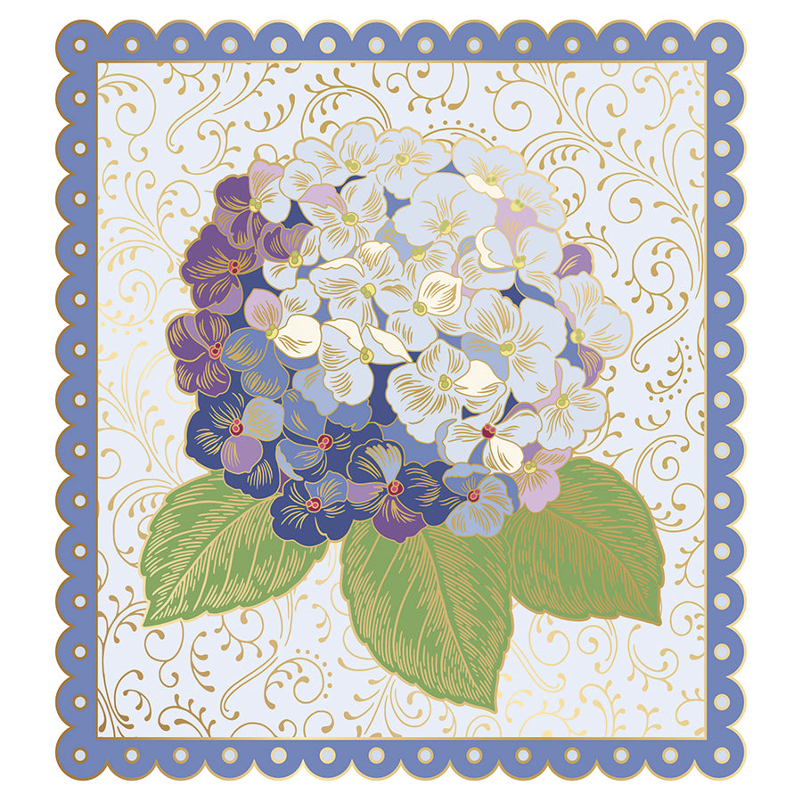 Hydrangea Blue Needle Minder by Jennifer Bosworth