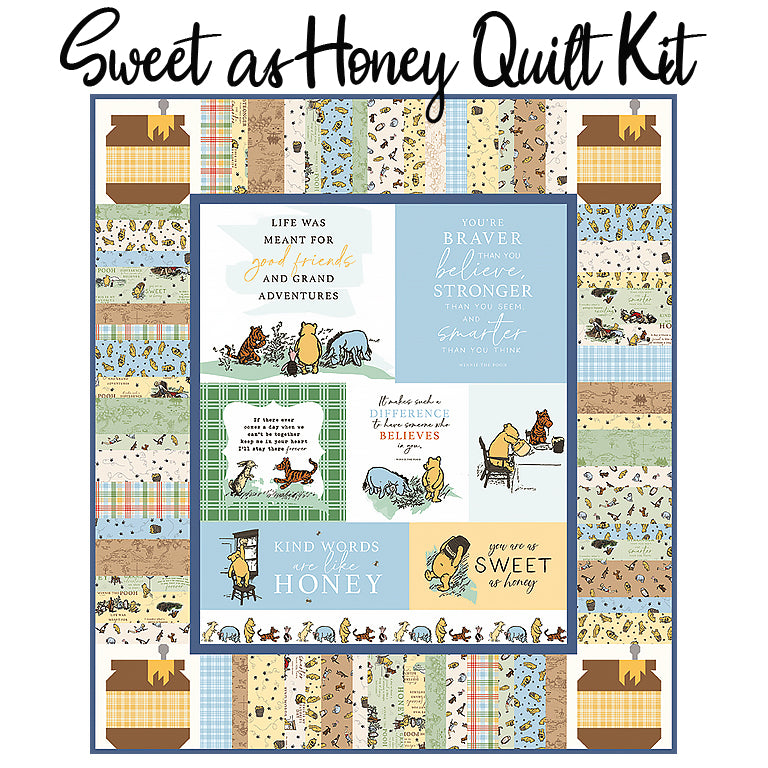 Sweet as Honey Quilt Kit with Winnie the Pooh from Riley Blake