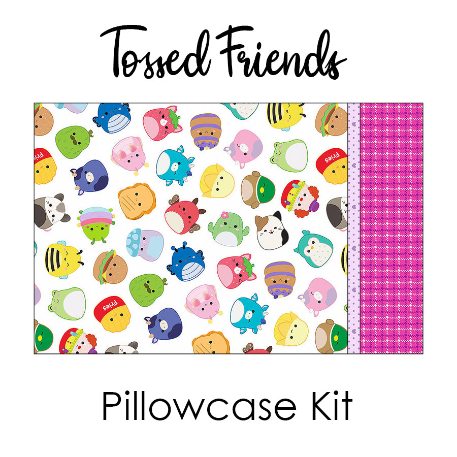 Squishmallows - Tossed Friends - Pillowcase Kit from Northcott