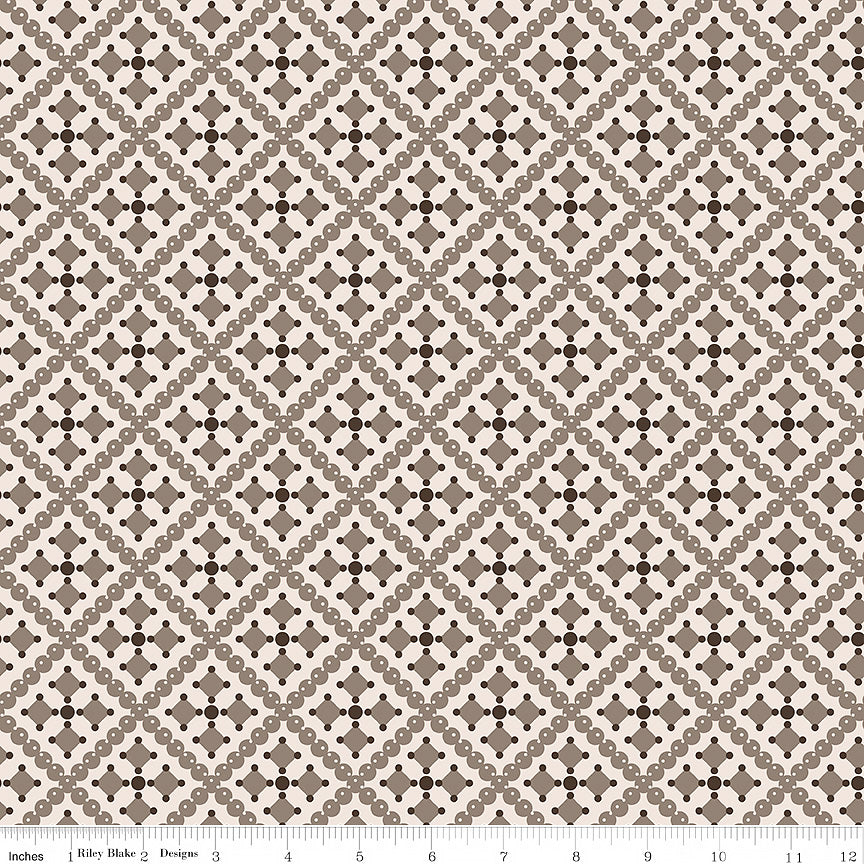 108" Wide Quilt Backing Gentler Times Shenanigans Pebble