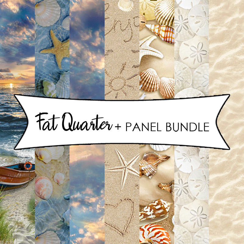 Water's Edge Fat Quarter + Panel Bundle