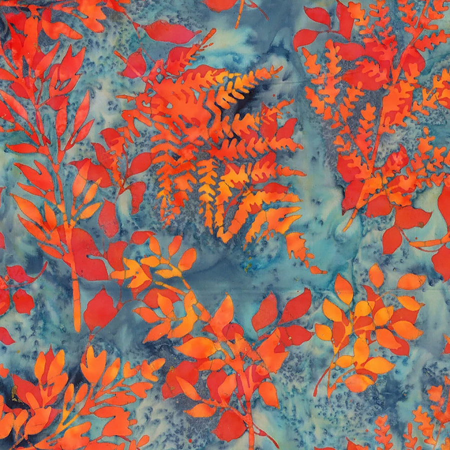 Monarch Migration Bali Batiks Ferns Sunset