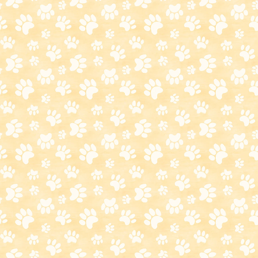 Homebodies Paw Prints Light Gold